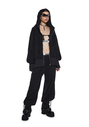 Club Kid Stare Zip-Up Hoodie