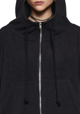 Club Kid Stare Zip-Up Hoodie
