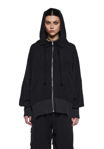 Club Kid Stare Zip-Up Hoodie