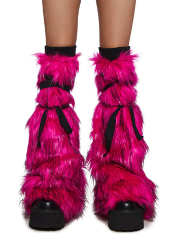 Neon Nocturnal Boot Covers - Pink