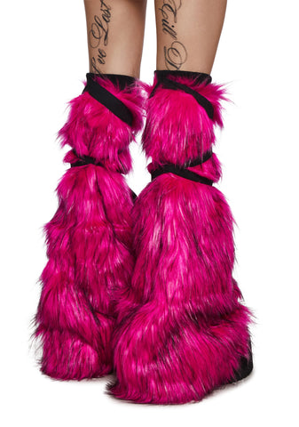 Neon Nocturnal Boot Covers - Pink