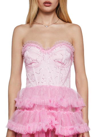 At The Altar Maxi Dress - Pink