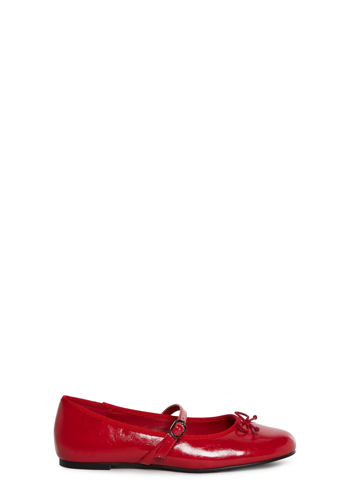 Woven Love Ballet Flats - Red