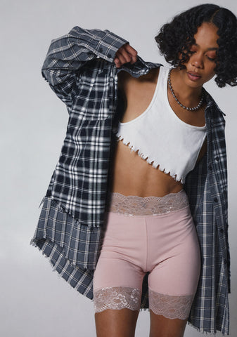 Rumor Romance Biker Shorts - Pink