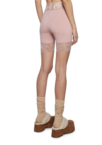 Rumor Romance Biker Shorts - Pink