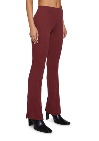 There’s No Other Flare Pants - Dark Red