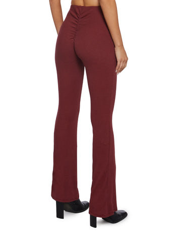 There’s No Other Flare Pants - Dark Red