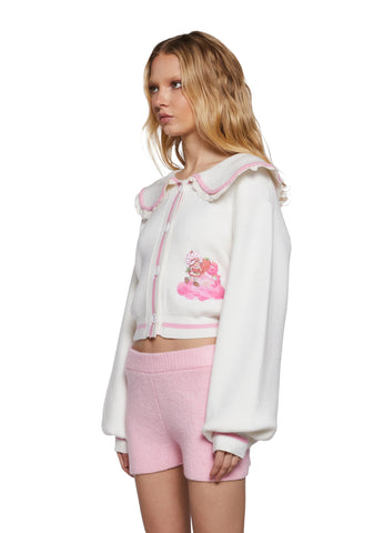 Berry Companions Knit Cardigan