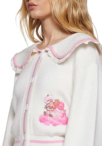 Berry Companions Knit Cardigan