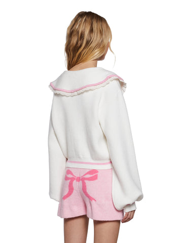 Berry Companions Knit Cardigan