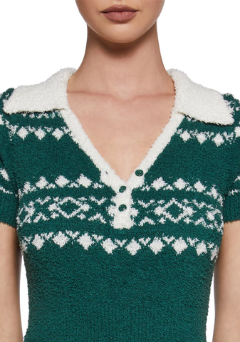 Chalet Dreams Fuzzy Romper