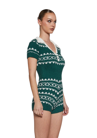 Chalet Dreams Fuzzy Romper