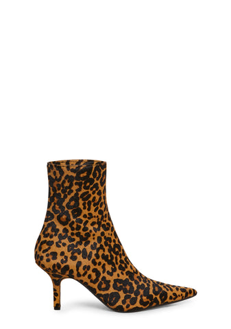 Alston-L Leopard Print Booties