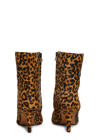 Alston-L Leopard Print Booties