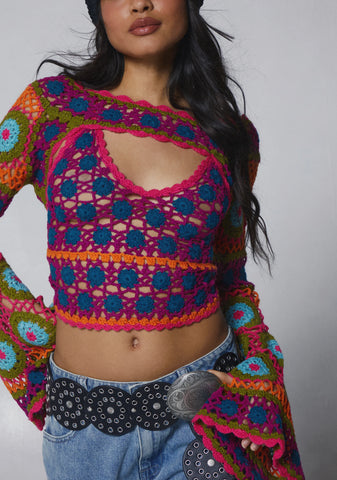 Underground Mirage Crochet Tank