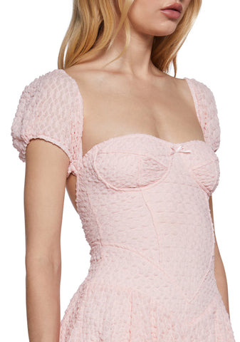 Blind Date Fit N’ Flare Dress - Pink