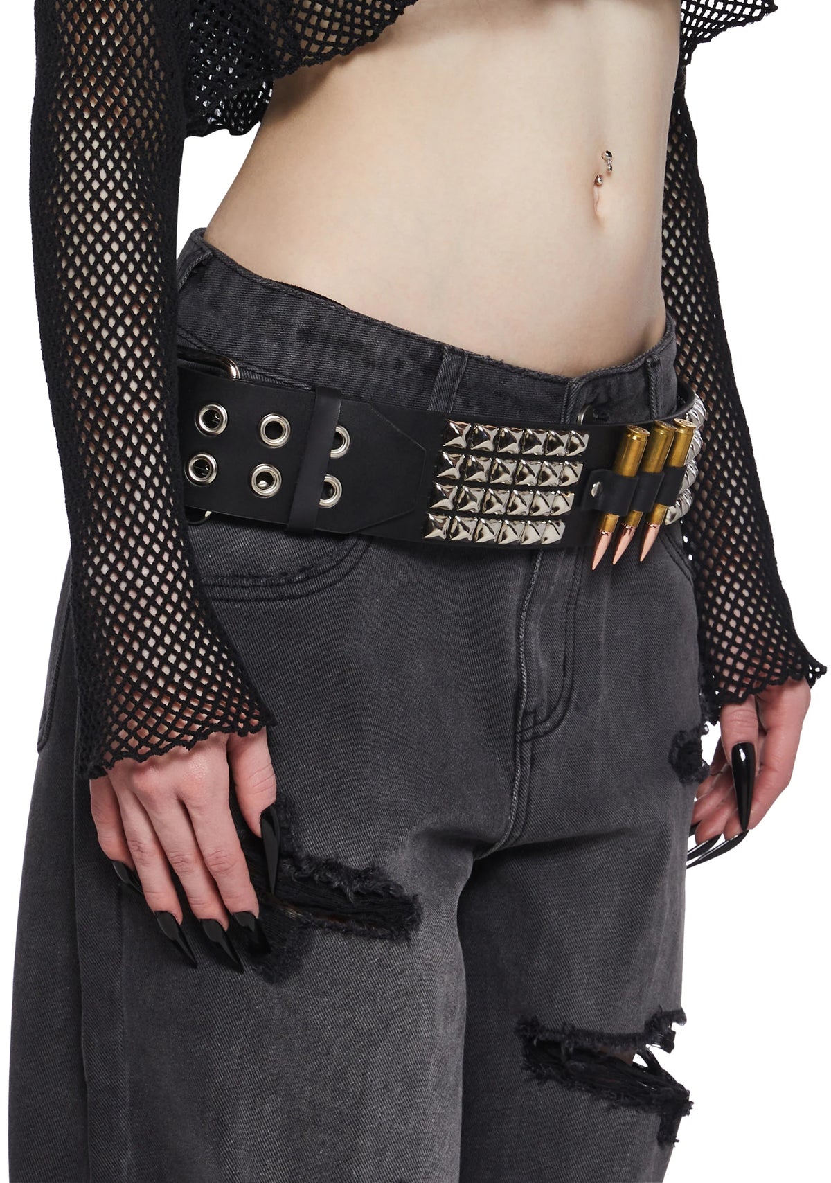 Brass .308 Bullet Studded Belt