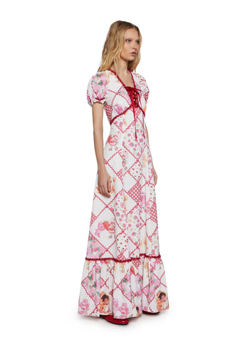 Meadow Mornings Quilt Maxi Dress