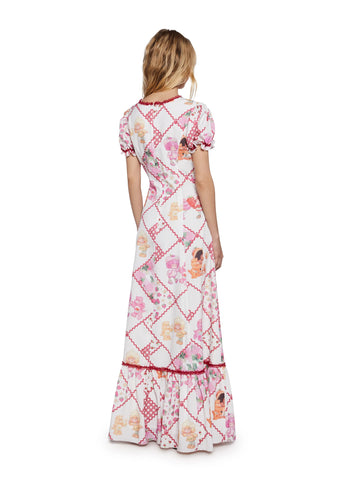 Meadow Mornings Quilt Maxi Dress