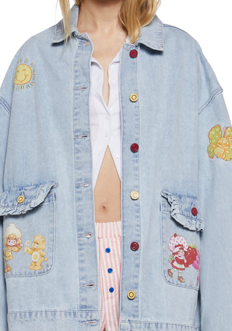 Sunshine Days Oversized Denim Jacket