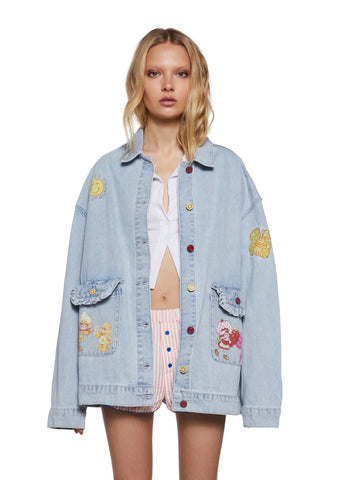 Sunshine Days Oversized Denim Jacket