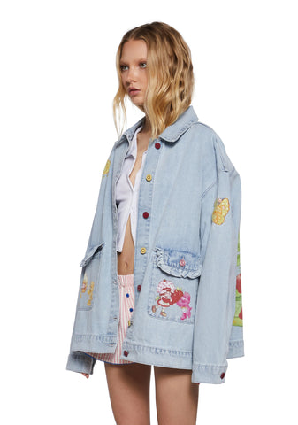 Sunshine Days Oversized Denim Jacket
