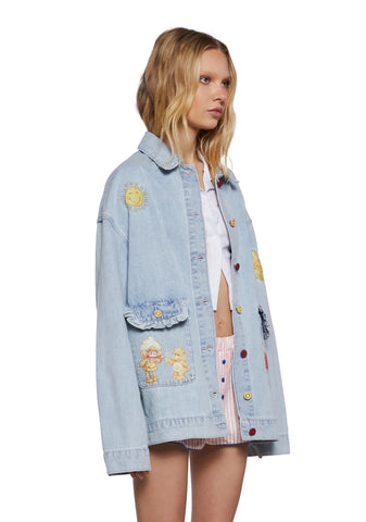 Sunshine Days Oversized Denim Jacket