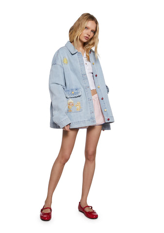 Sunshine Days Oversized Denim Jacket