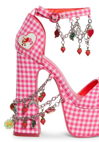 Holy Revelation Platform Heels - Gingham