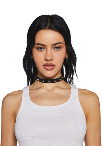 Mischievous Ways Spiked Choker
