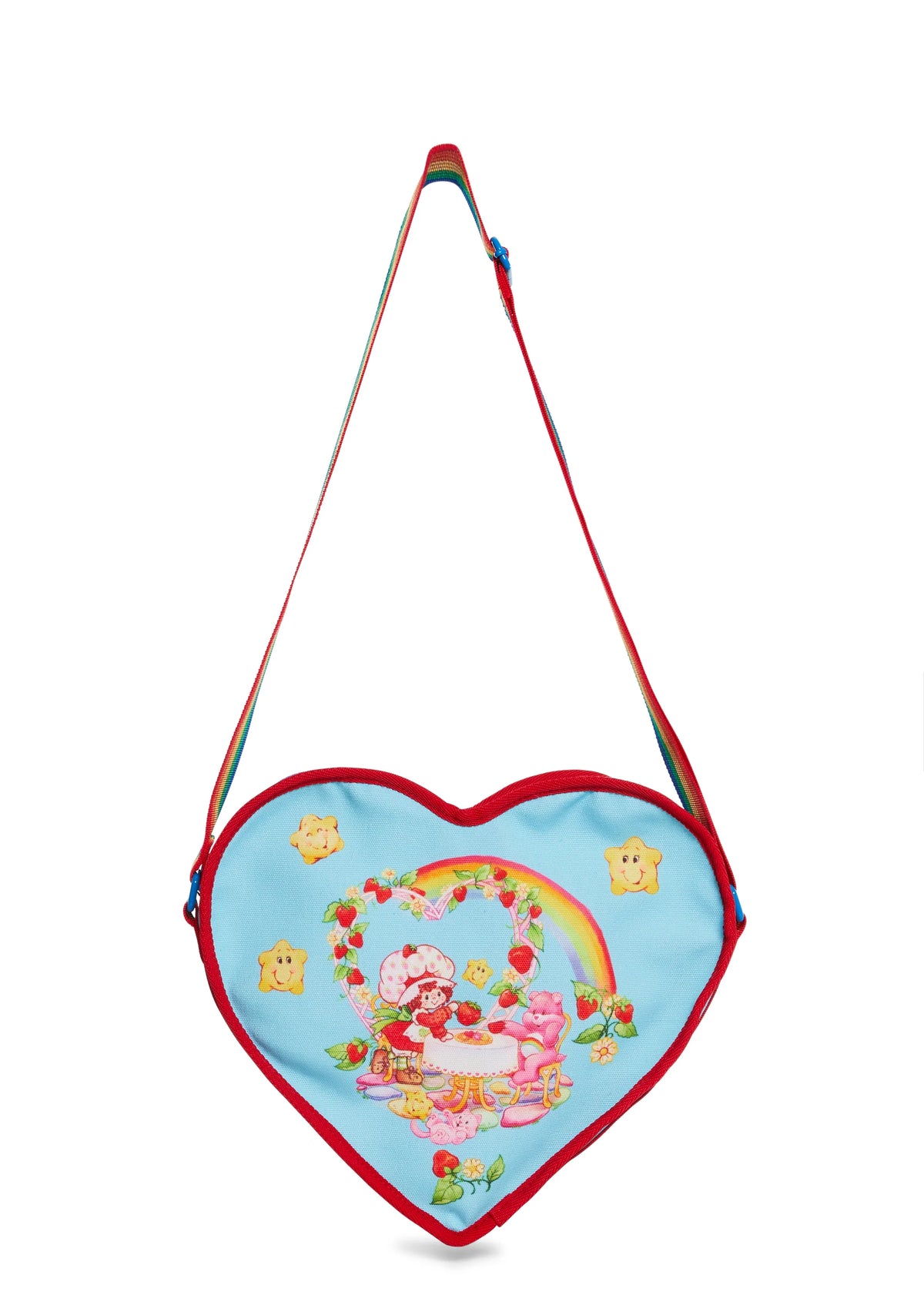 Over Tea Canvas Heart Bag