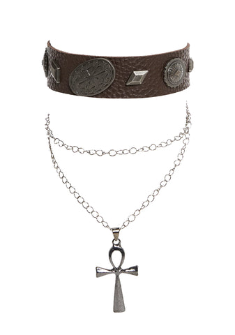 Key Of Life Layered Necklace