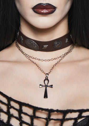 Key Of Life Layered Necklace