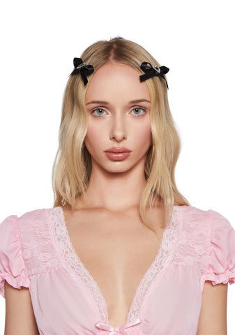 Touch Of Class Hair Clips - Black