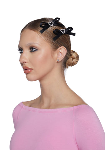 Touch Of Class Hair Clips - Black