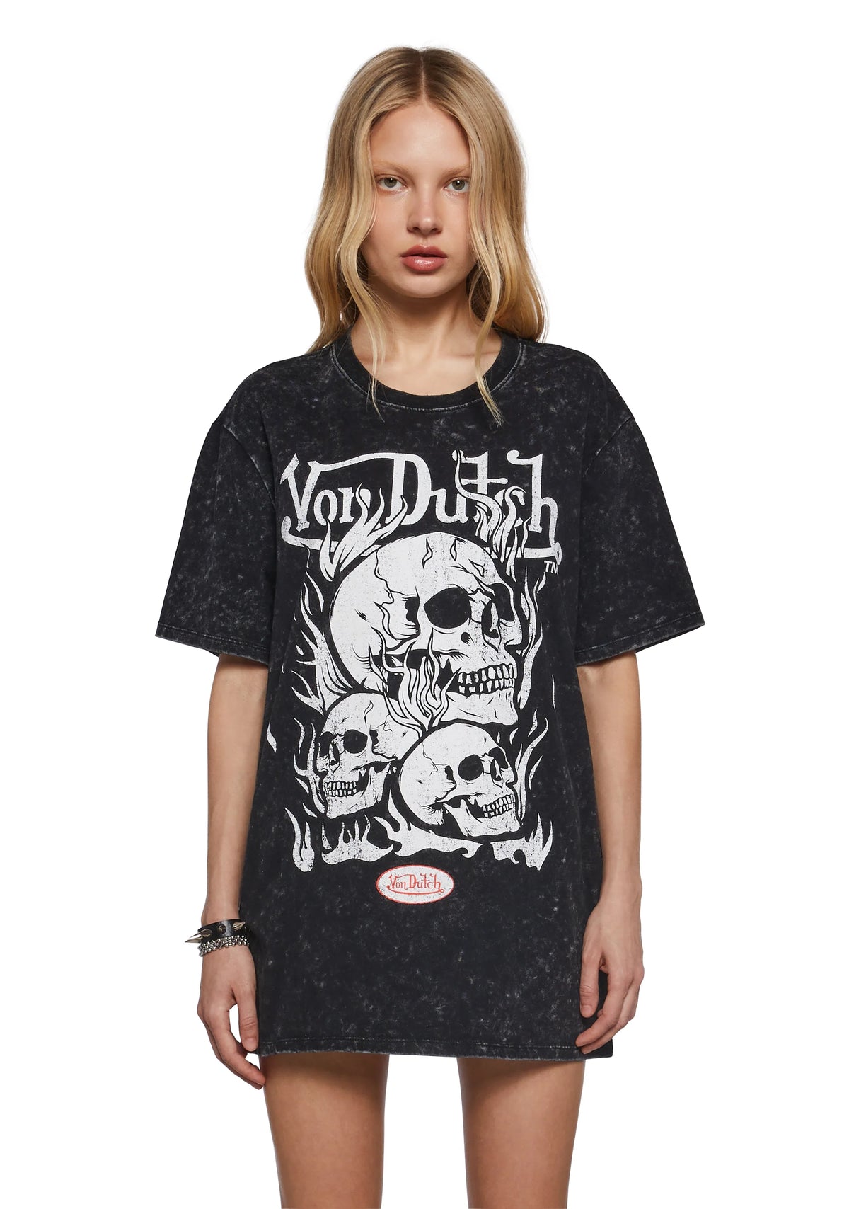 Skull Graphic Oversized Tee