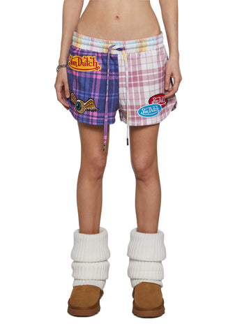Patchwork Graphic Lounge Shorts
