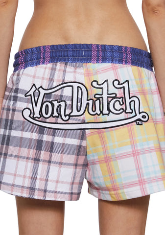 Patchwork Graphic Lounge Shorts
