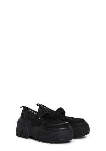Rave Mornings Platform Mary Janes
