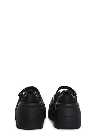 Rave Mornings Platform Mary Janes