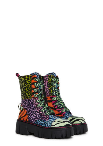 Party Animal Combat Boots