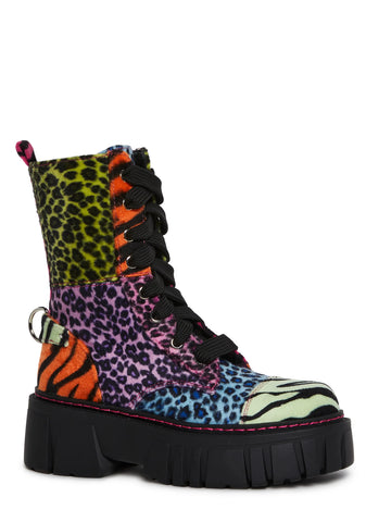 Party Animal Combat Boots