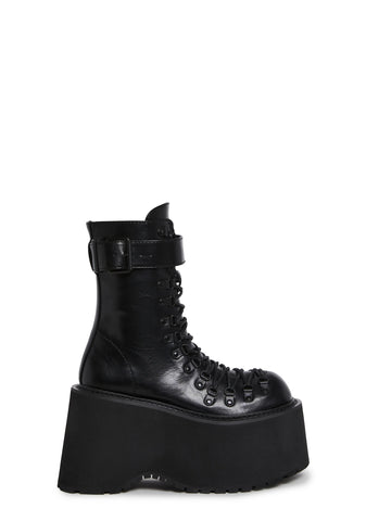 Grunge Over It Platform Boots