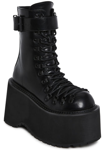 Grunge Over It Platform Boots