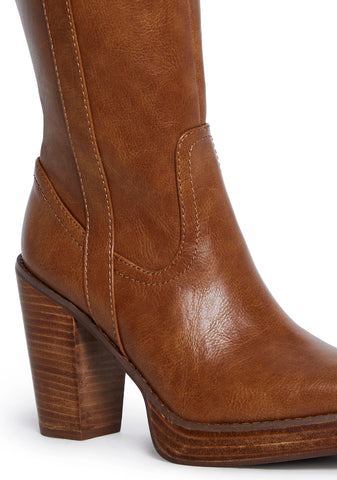 Pace Of Nature Cowboy Boots - Brown