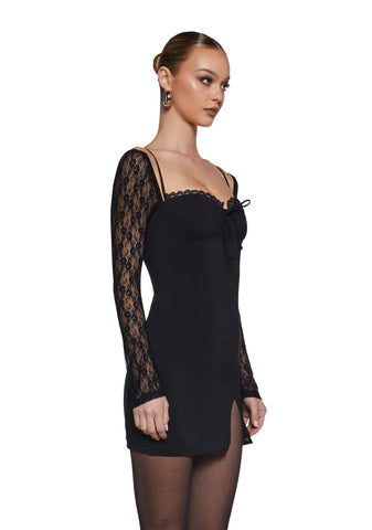 Coveted Darkness Mini Dress