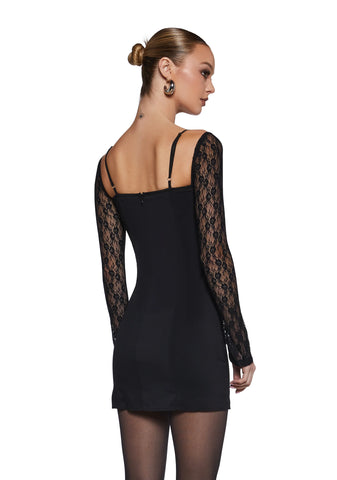 Coveted Darkness Mini Dress