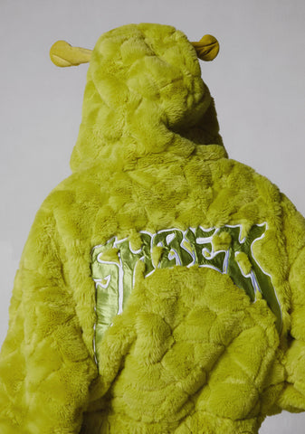 Ogre Chic Fuzzy Zip-Up Jacket