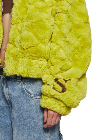 Ogre Chic Fuzzy Zip-Up Jacket