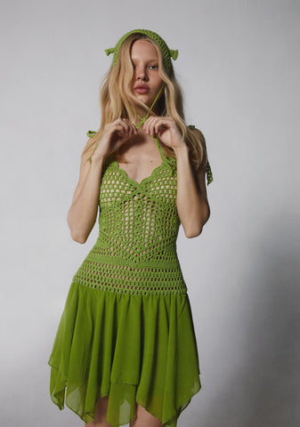 Fairytale Misfit Crochet Dress Set